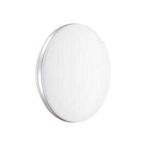 Фото SONEX 7625/AL PALE SN 000 Светильник пластик/белый/серебристый LED 12Вт 4000К D290 IP43 RINGO