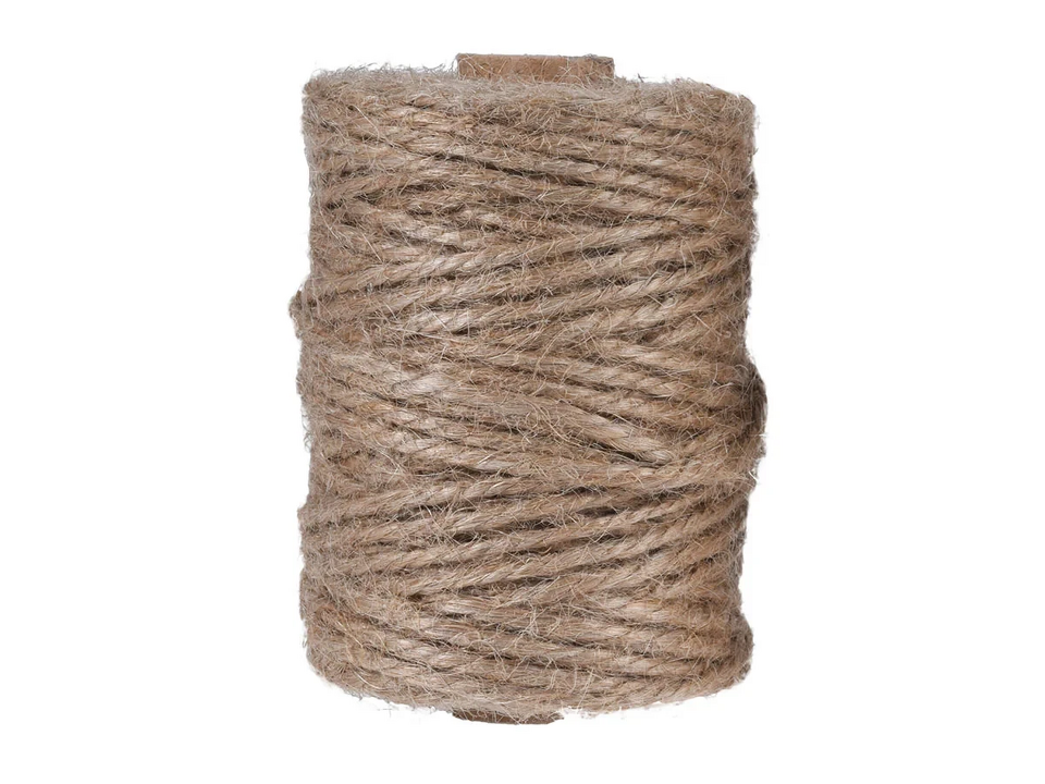 Фото №1  OGOGOHOME Веревка декоративная в катушке Jute String