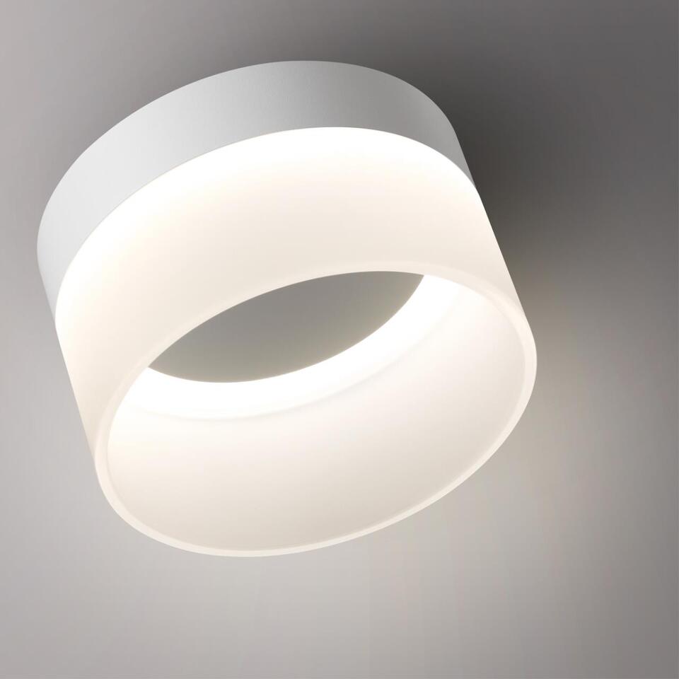 Фото №7  NOVOTECH 359445 OVER NT24 336 белый Светильник накладной светодиодный IP20 LED 18W 220-240V 4000K 1170Лм AURA