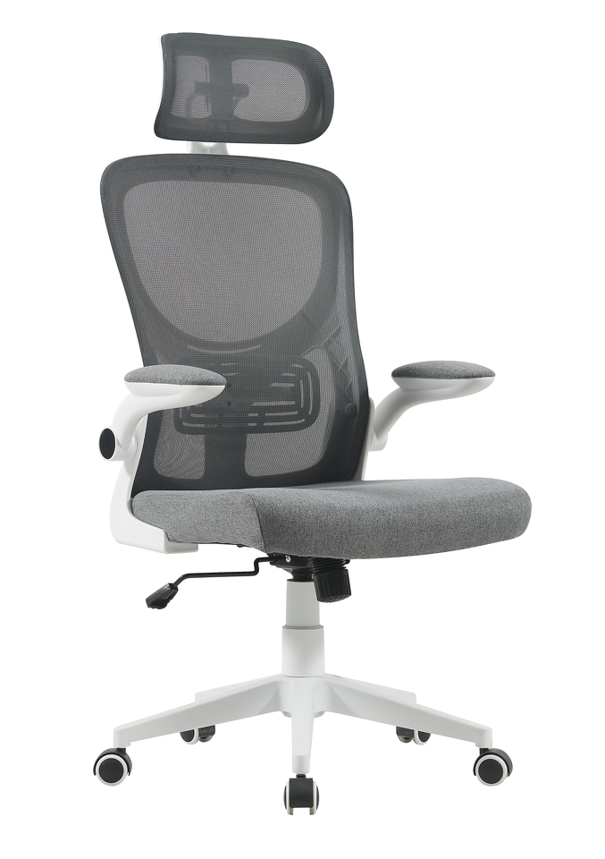 Фото №1  Кресло Кресло офисное TopChairs Airone серый ткань
