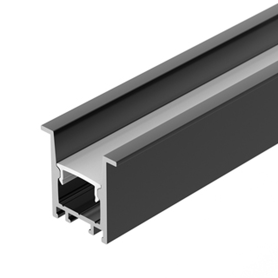 Фото №1  Arlight Профиль SL-COMFORT-2322-F-2000 ANOD BLACK ( Алюминий)