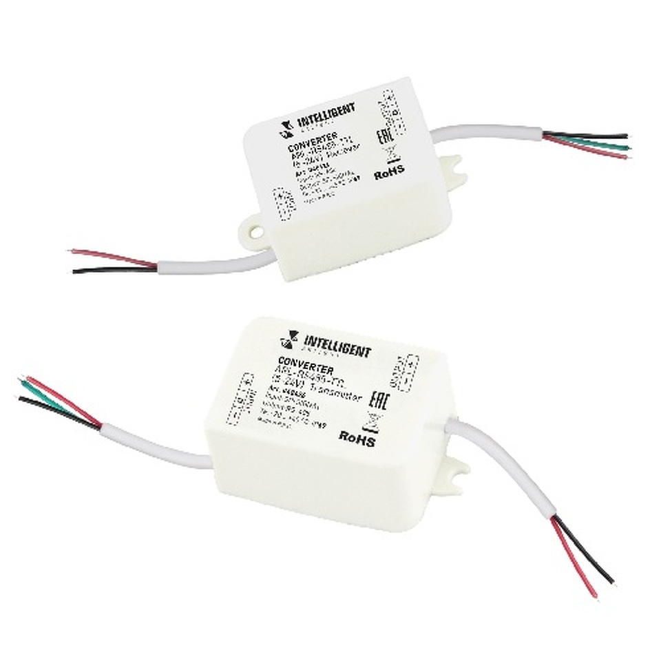 Фото №1  IARL INTELLIGENT ARLIGHT Конвертер ARL-RS485-TTL-WP (5-24V) ( IP65 Пластик, 3 года)