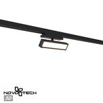 Превью фото №1  NOVOTECH 359771 PORT NT25 242 черный Светильник однофазный двухжильный трековый с переключ. цв. температуры IP20 LED 12W 180-265V 2700К/3200К/4000К STRATUS