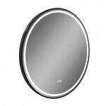 Превью фото №11  Watersense Зеркало Lina Supernova Black D80, LED подсветка, сенсор, антипар T20124
