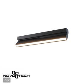 Фото NOVOTECH 359767 OVER NT25 398 черный Светильник накладной с перекл. цв. температуры IP20 LED 18W 180-265V 2700К/3200К/4000К EOS