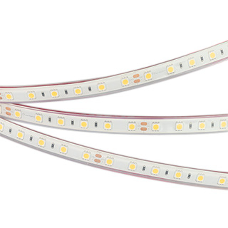 Фото №1  Arlight Лента герметичная RTW-PFS-B60-13mm 24V Cool 10K (14.4 W/m, IP68, 5060, 5m) ( 14.4 Вт/м, IP68)