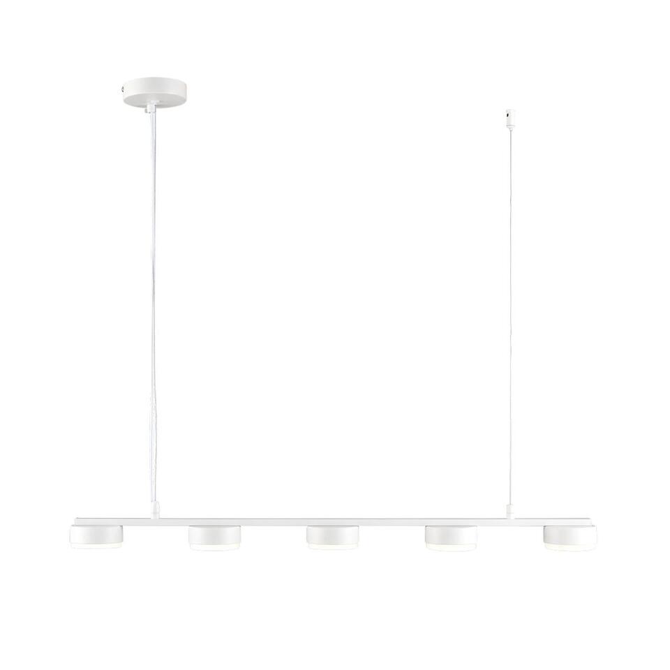 Фото №8  Подвесной светильник LUMION 8265/5 COMFI LN26 234 металл, белый Светильник подвесной GX53 LED 5*7W 220V TORINA
