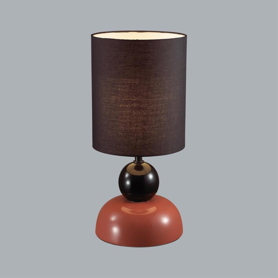Фото №7  Настольная лампа LUMION 8127/1T COMFI LN26 509 коричневый/черный, керамика/текстиль Настольная лампа E27 1*60W 220V OVONA
