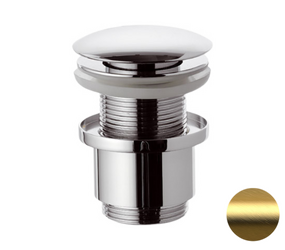 Фото Донный клапан без перелива 1”1/4 Remer 904CC2114BG, золото брашированное