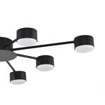 Превью фото №6  Люстра LUMION 8344/8C COMFI LN26 251 черный, металл Люстра GX53 LED 8*7W 220V TORINA