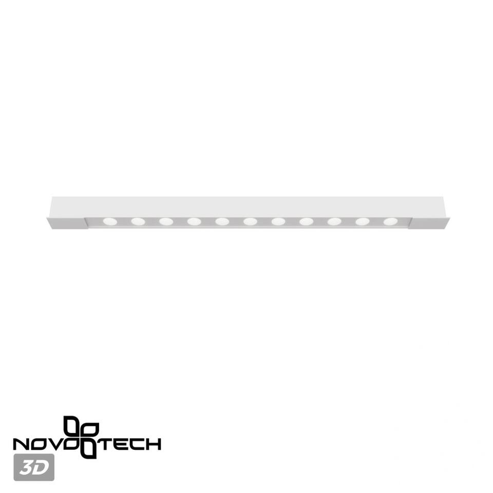 Фото №7  NOVOTECH 359432 SHINO NT24 126 белый Трековый светильник для низковольт. шинопровода арт. 135179-135180 IP20 LED 12W 48V 4000K 580Лм FLUM