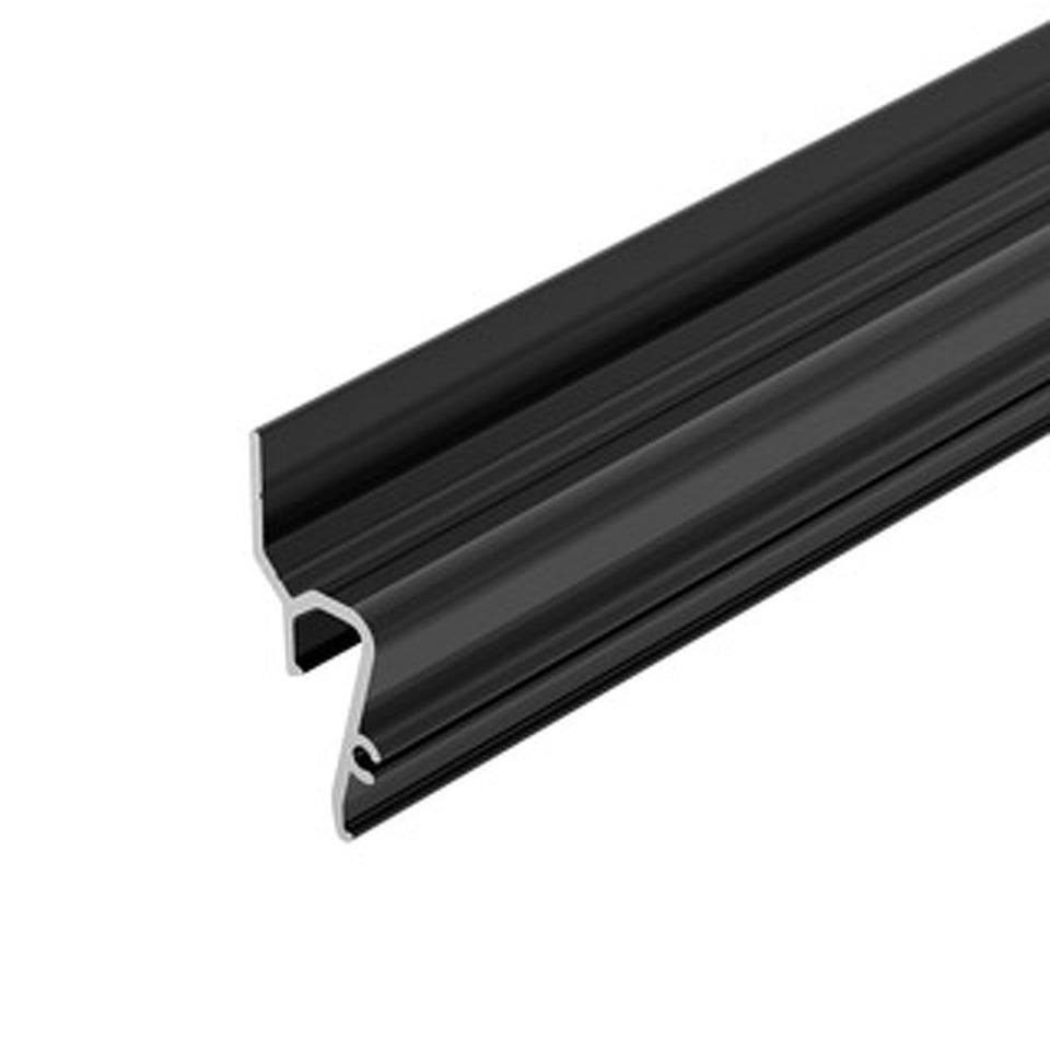 Фото №1  Arlight Профиль STRETCH-SHADOW-TECH-2000 BLACK (A2-DELTA) ( Алюминий)