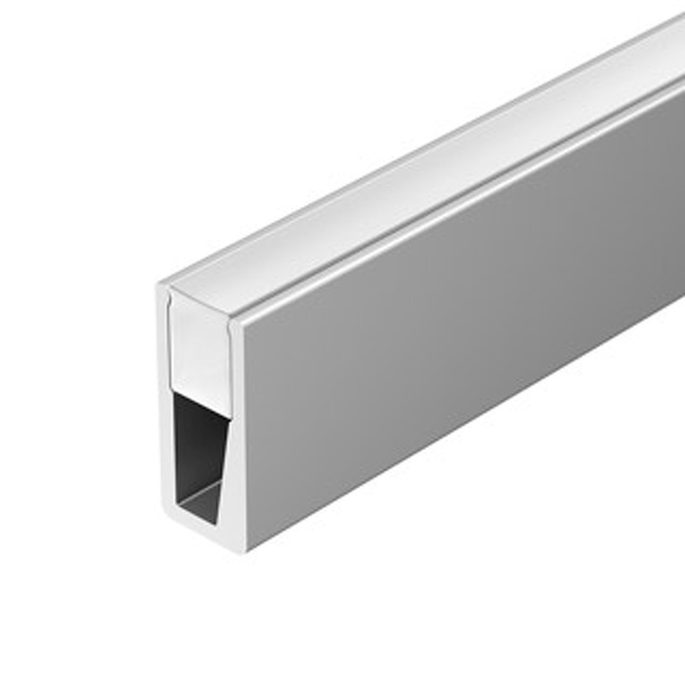 Фото №1  Arlight Профиль с экраном ALU-NANO-6-2000 ANOD+SILICONE ( Алюминий)