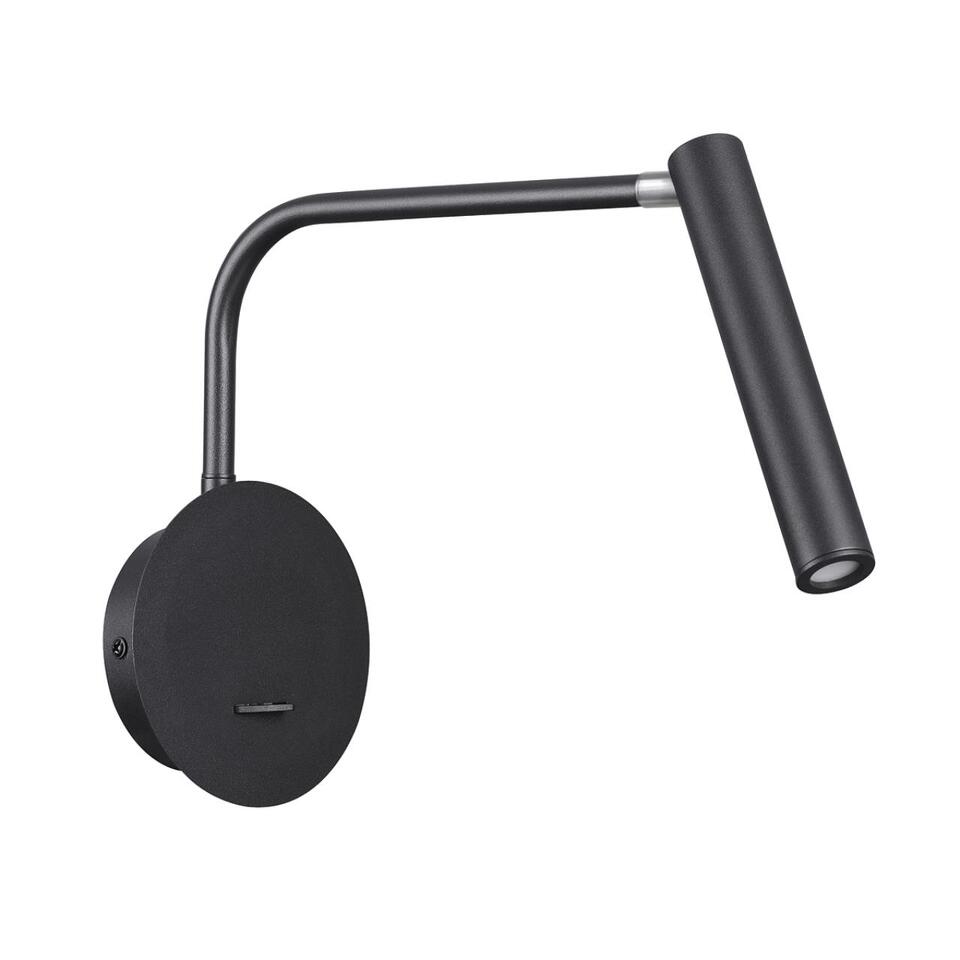 Фото №3  LUMION 5637/3WLY УЦЕНКА(НЕВОЗВРАТНЫЙ ТОВАР) LEDIO LN26 434 чёрный Бра LED 2,5W 3000K 220V FINN
