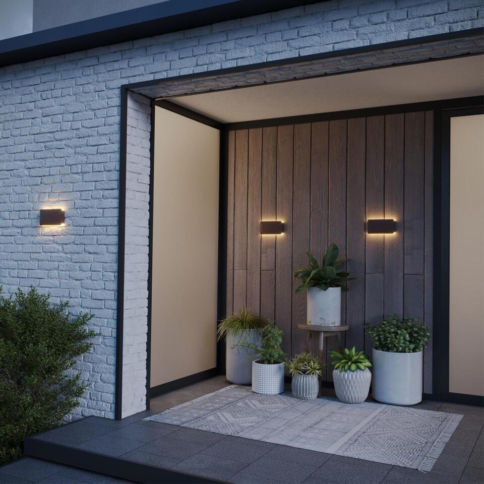Фото №6  NOVOTECH 359591 STREET NT25 000 коричневый Светильник ландшафтный с переключ. цв. температуры IP54 LED 10W 100-240V 3000К\4000К\6000К STRAIT