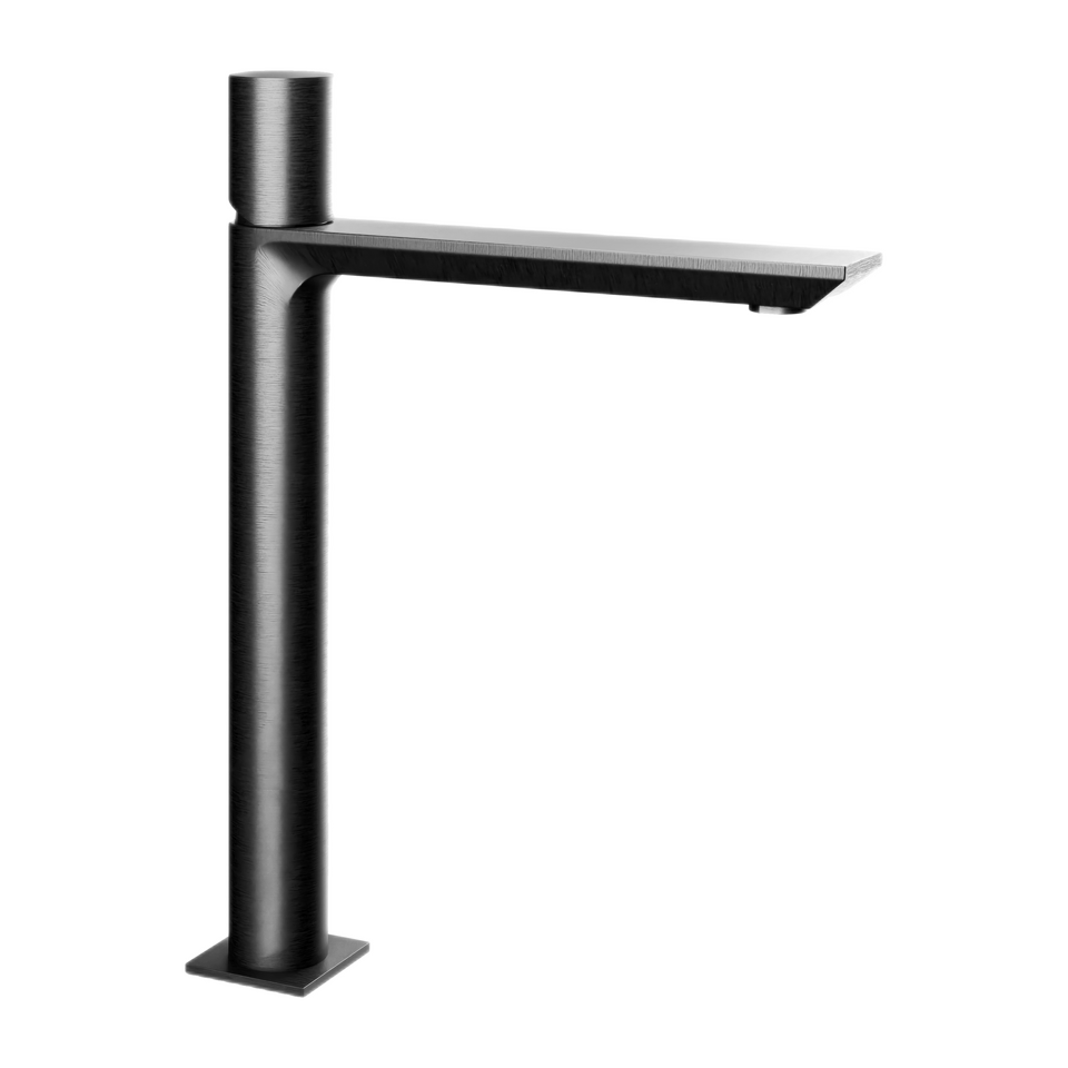 Фото №2  Смеситель для раковины Remer Edge EG512LXLCFP, черный брашированный хром