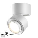 Превью фото №1  NOVOTECH 358947 OVER NT22 362 белый Светильник накладной светодиодный IP20 LED 4000К 18W 220V EDDY