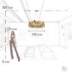 Превью фото №10  Подвесной светильник 10396/1000C Подвесной светильник LOFT IT Escama