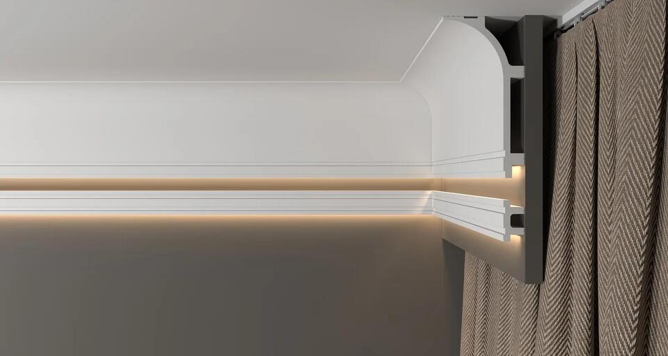 Фото №30  Карниз Decor-dizayn DD520/Карниз (140х70х2000мм)/6, шт