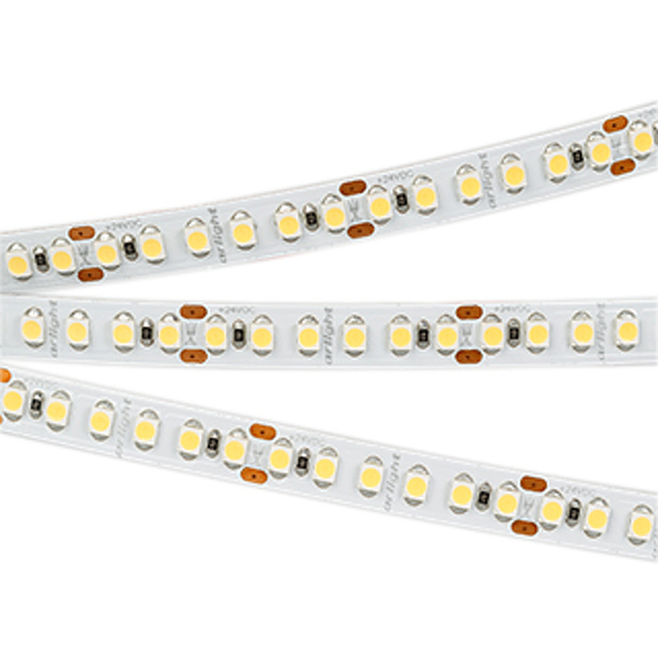 Фото №1  Arlight Лента RT-A180-8mm 24V Warm2700 (14.4W/m, IP20, 3528, 5m) ( 14.4 Вт/м, IP20)