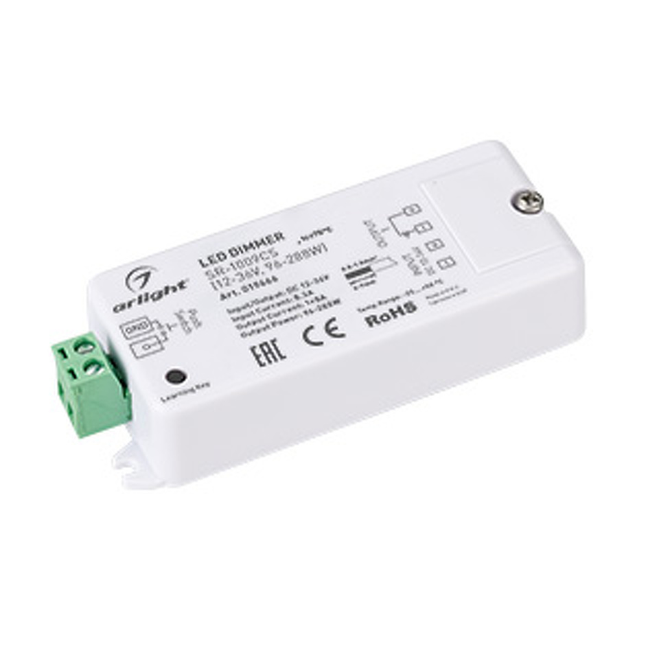 Фото №1  Arlight Диммер SR-1009CS (12-36V, 96-288W) ( IP20 Пластик, 3 года)