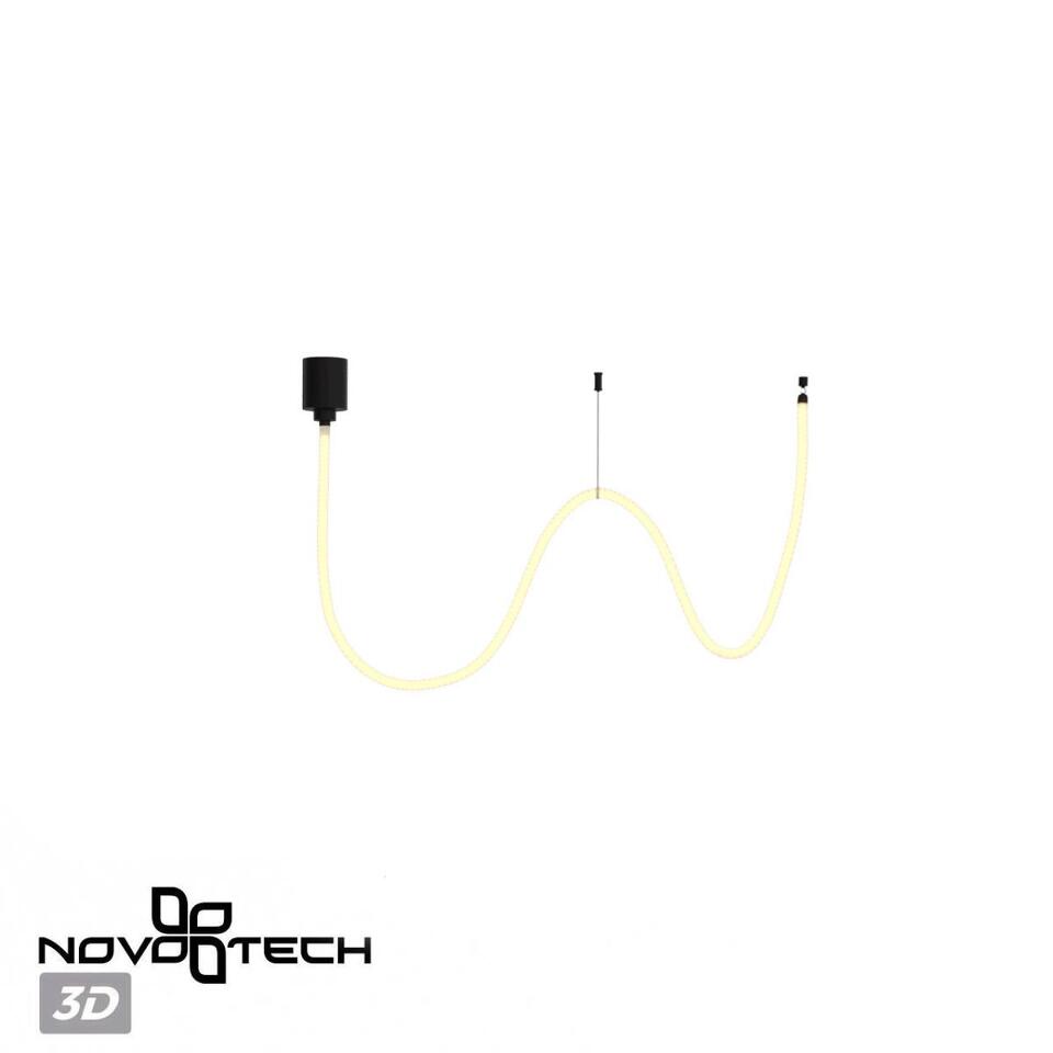 Фото №8  Подвесной светильник NOVOTECH 359328 KONST NT24 066 черный Светильник светодиодный IP20 LED 3000K 25W 170-265V 2420Лм RAMO