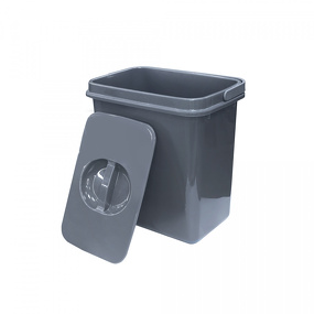 Фото Ekotech Контейнер для мусора JAZZ 4 л, антрацит