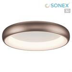 Превью фото №1  SONEX 7773/56L AVRA LED SN 565 Светильник металл/белый/кофейный LED 56Вт 3000/4000/6000K D500 IP43 ССТ CHOCO