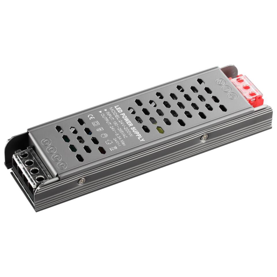 Фото №2  NOVOTECH 359455 DRIVE NT24 096 серый Драйвер IP20 200W 24V EASY