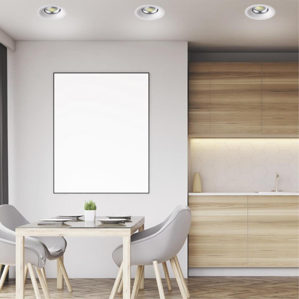 Фото №2  NOVOTECH 358025 SPOT NT19 464 белый Встраиваемый светильник IP20 LED 4100К 20W 220V GLOK
