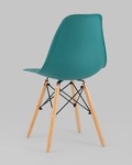 Превью фото №8  Стул Eames Style DSW темно-бирюзовый x4 (разборный каркас)