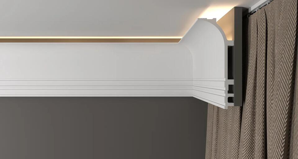 Фото №30  Карниз Decor-dizayn DD520/Карниз (140х70х2000мм)/6, шт