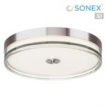 Превью фото №1  SONEX 7727/76L MITRA LED SN 541 Светильник металл/акрил/никель/прозрачный LED 76Вт 4000K D400 IP20 ETERNA