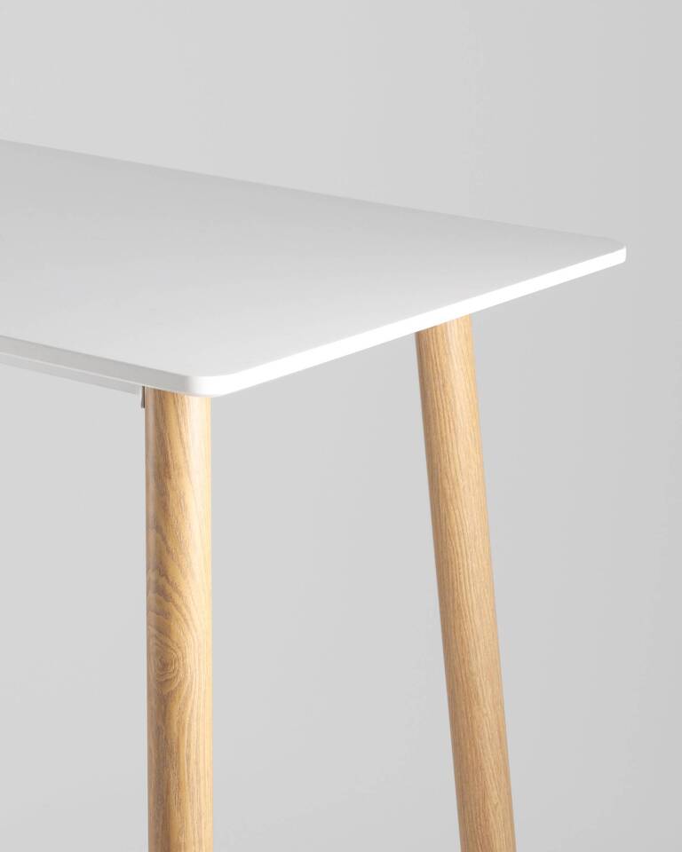 Фото №7  Стол барный Eames NEW DSW 120*60*106 белый