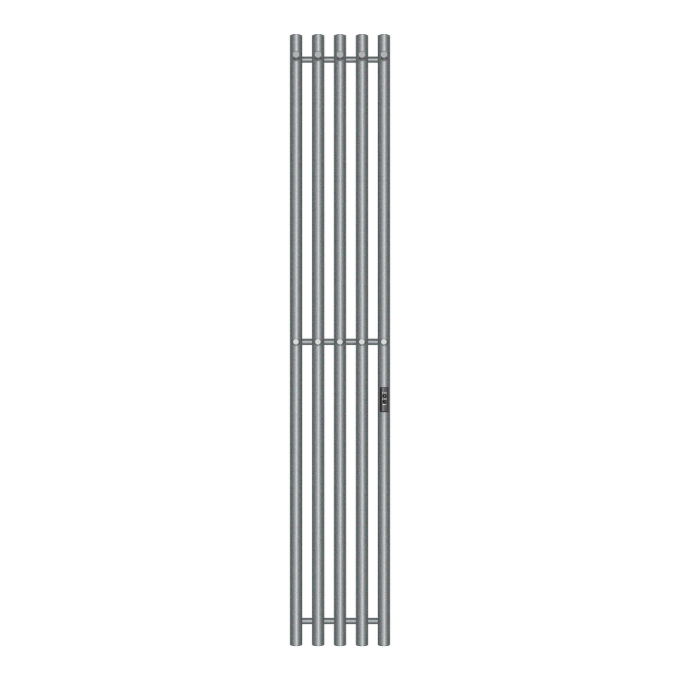 Фото №1  Полотенцесушитель Полотенцесушитель электрический Primoclima Sol R C E Graphite 150*24 5
