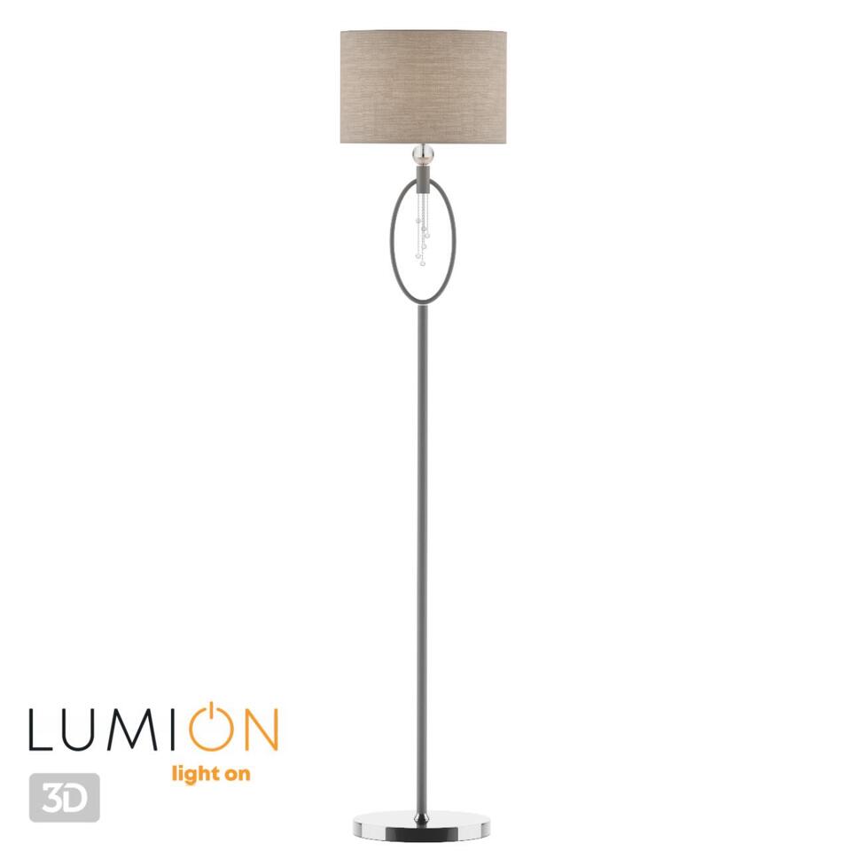Фото №4  Торшер LUMION 4515/1F NEOCLASSI LN26 069 хром, серый Торшер E27 60W 220V SANTIAGO