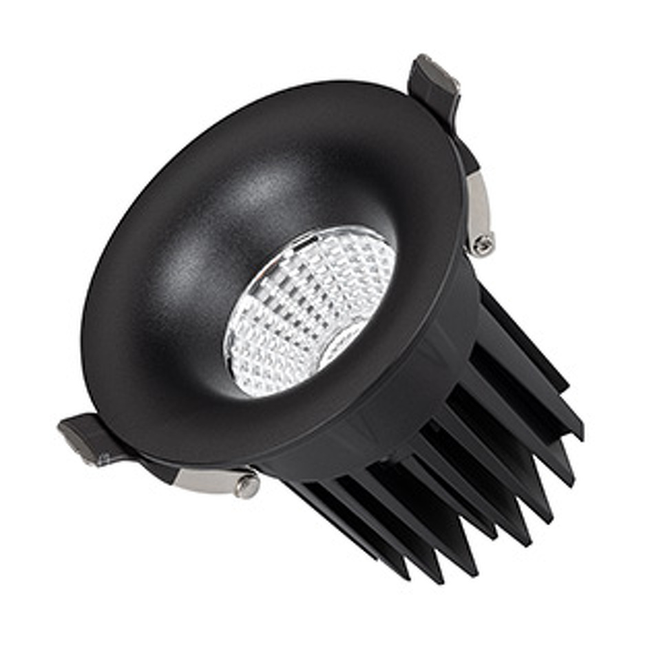 Фото №1  Arlight Светильник MS-FOGGY-BUILT-R86-10W Day4000 (BK, 60 deg, 230V) ( IP54 Металл, 5 лет)