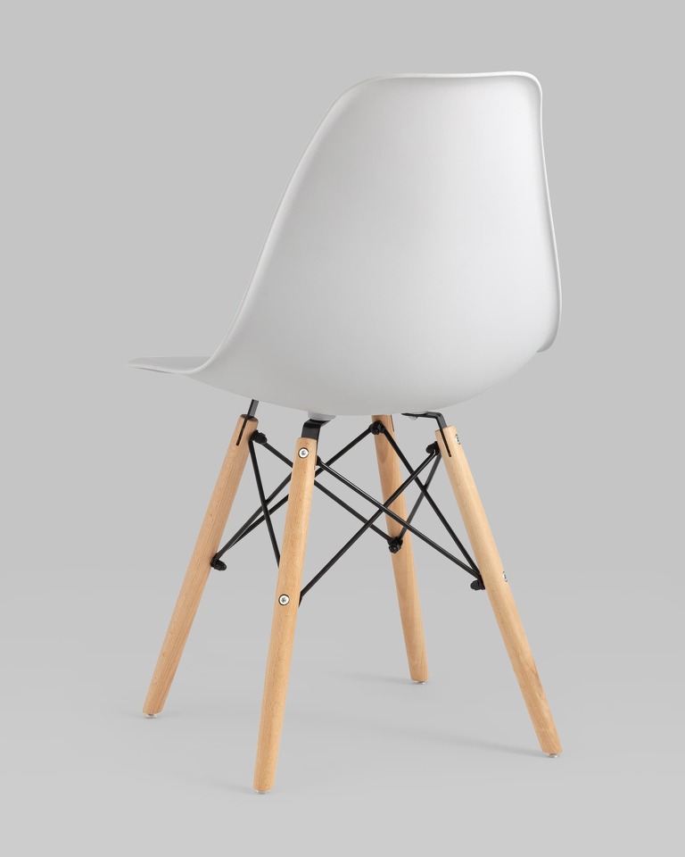 Фото №10  Стул Eames Style DSW светло-серый x4 (разборный каркас)