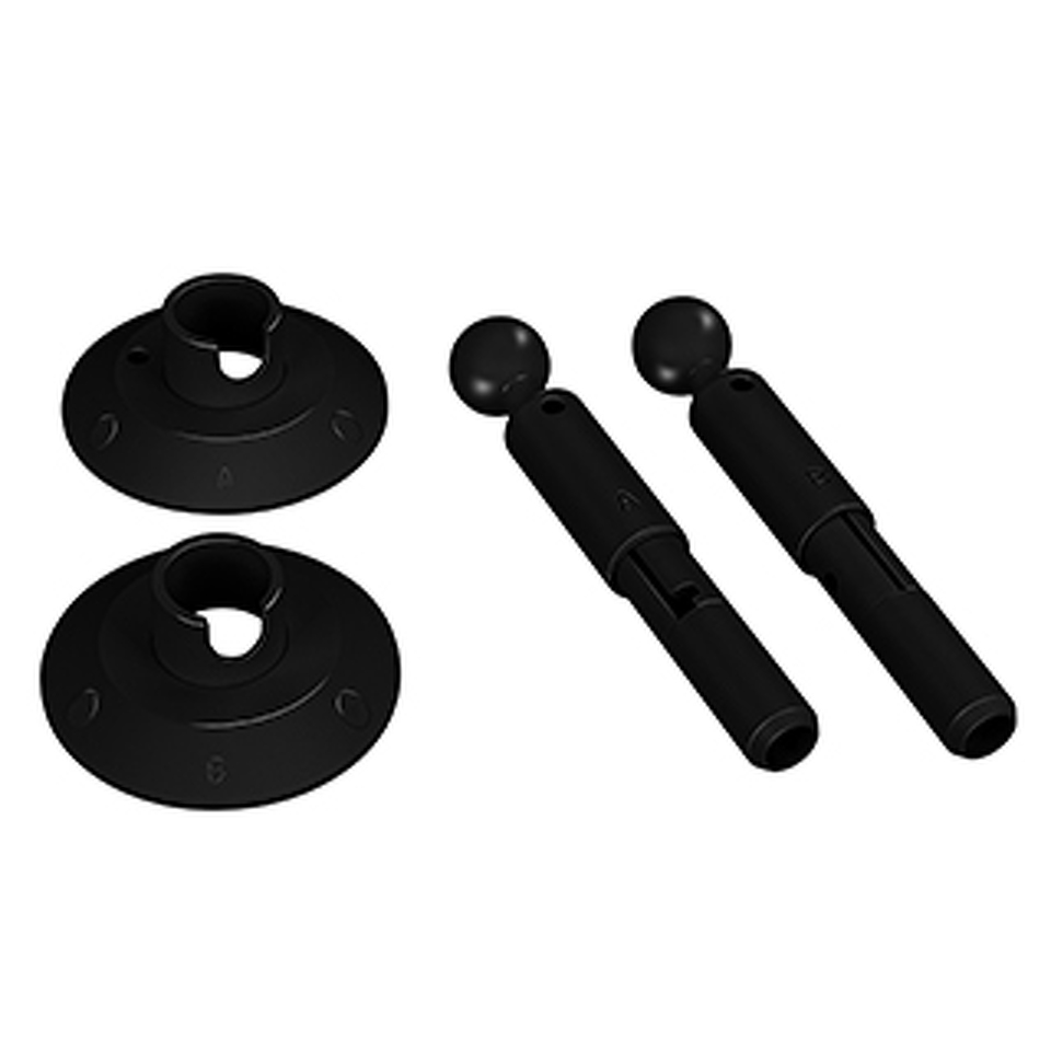 Фото №1  Arlight Крепление MOONLIGHT-ROUND-D13-S-KIT Black ( Металл)