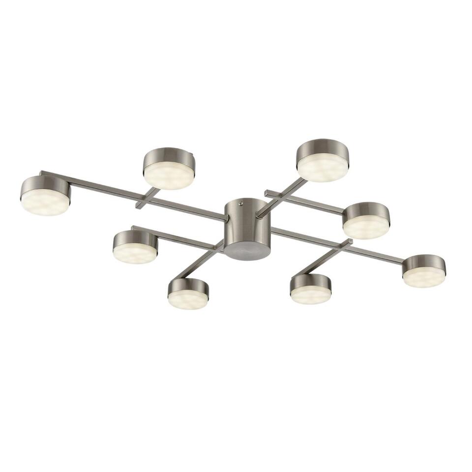 Фото №7  Люстра LUMION 8115/8C COMFI LN26 248 никель, металл Люстра потолочная LED GX53 8*7W 220V DABRA