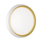 Превью фото №1  SONEX 7650/DL PALE SN 141 Светильник пластик/белый/золотой LED 48Вт 4000К D380 IP43 TOFIQ WHITE