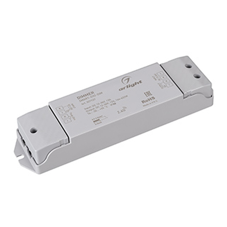Фото №1  Arlight Диммер SMART-D32-DIM (12-36V, 12A, 0/1-10V) ( IP20 Пластик, 5 лет)