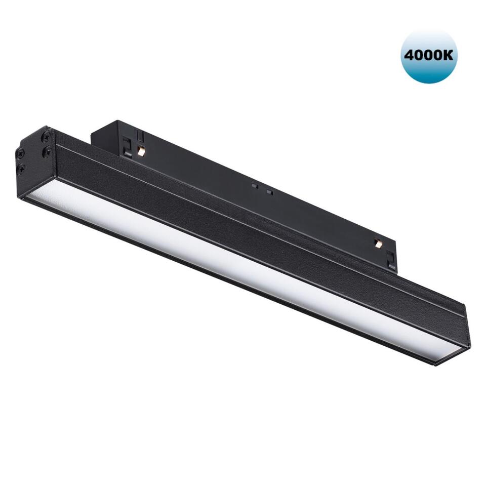 Фото №8  NOVOTECH 358410 SHINO NT20 152 черн Трековый светильник для низков. шинопровода IP20 LED 4000K 12W 48V FLUM