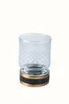 Превью фото №1  Boheme Настольный стакан ROYALE CRISTAL BLACK BR