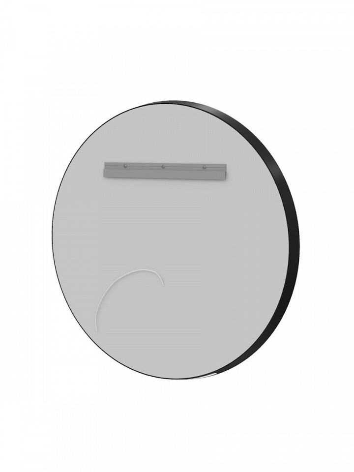 Фото №32  Watersense Зеркало Lina Supernova Black D60, LED подсветка, сенсор, антипар T20122
