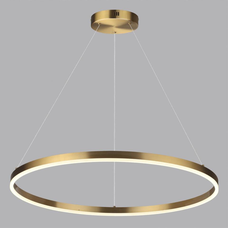 Фото №4  Подвесной светильник LUMION 6531/67L LEDIO LN26 263 латунь Светильник подвесной LED 67W  3000/4000/6000К 220V ECHO