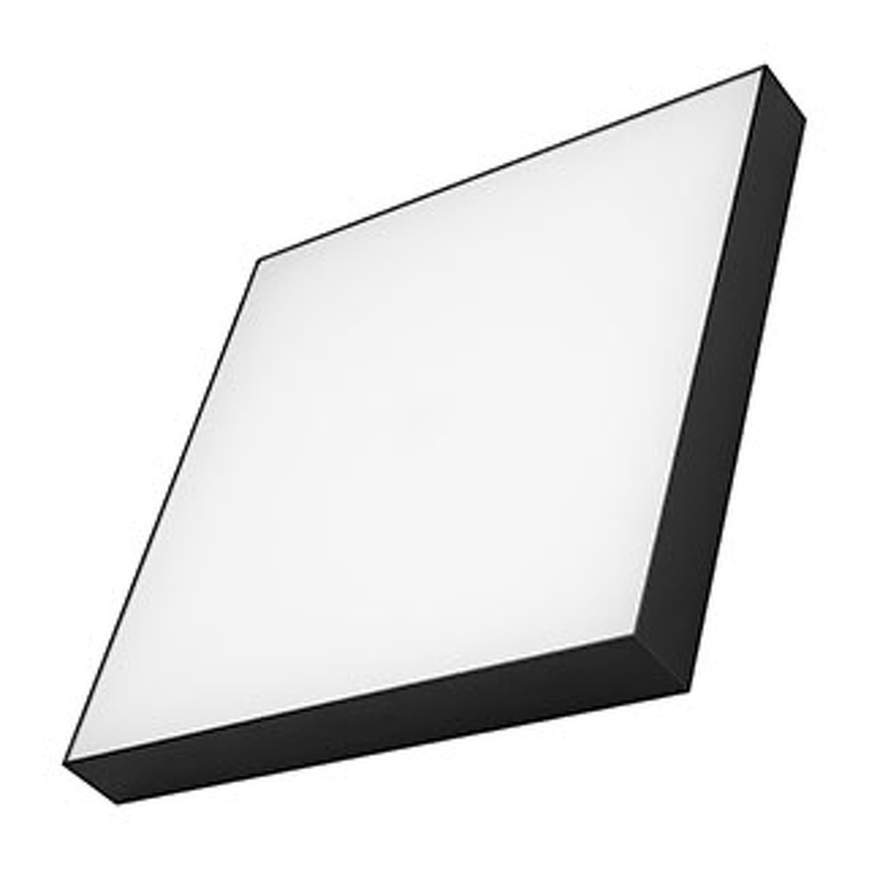 Фото №1  Arlight Светильник IM-QUADRO-EMERGENCY-3H-S500x500-54W Warm3000 (BK, 120 deg, 230V) ( IP40 Металл, 2 года)