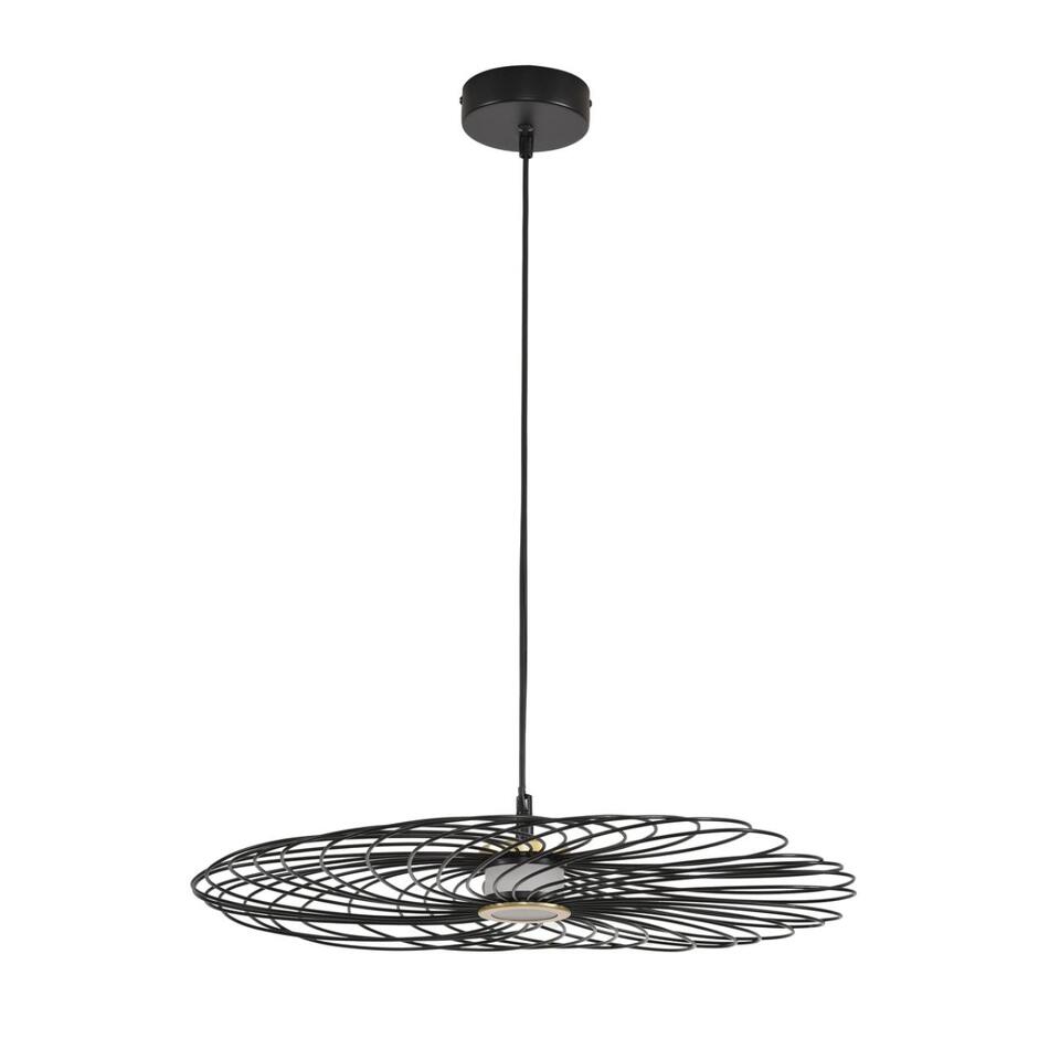 Фото №7  Подвесной светильник LUMION 8379/10L LEDIO LN26 299 черный, металл/акрил Подвес LED 10W 3000K 220V CAMOMILE