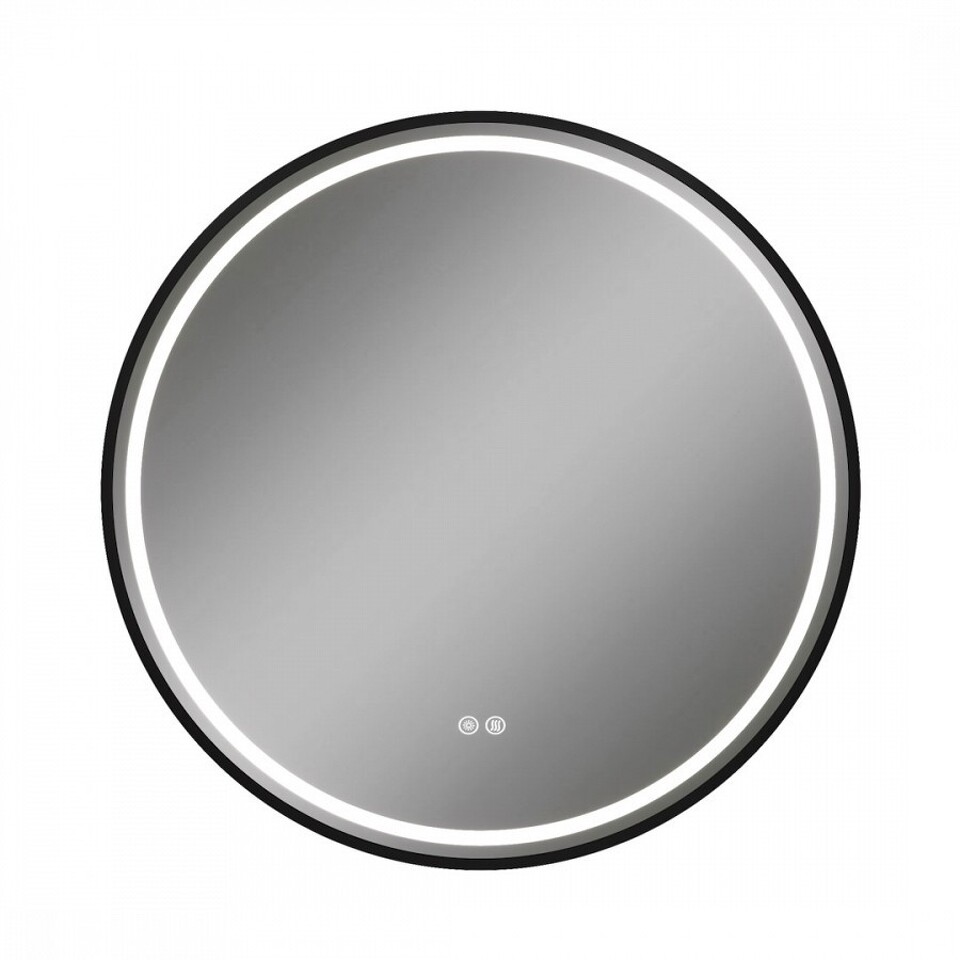 Фото №32  Watersense Зеркало Lina Supernova Black D60, LED подсветка, сенсор, антипар T20122