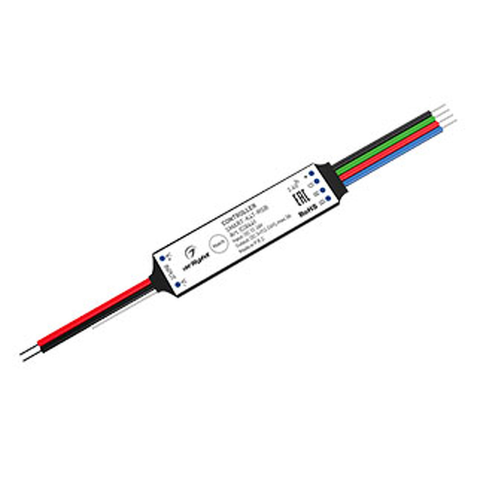 Фото №1  Arlight Контроллер SMART-K47-RGB (12-24V, 3x1A, 2.4G) ( IP20 Пластик, 5 лет)